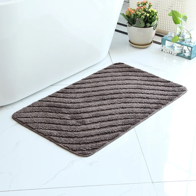 Neat Valley Woven Polyester Bath Rug studio product photo