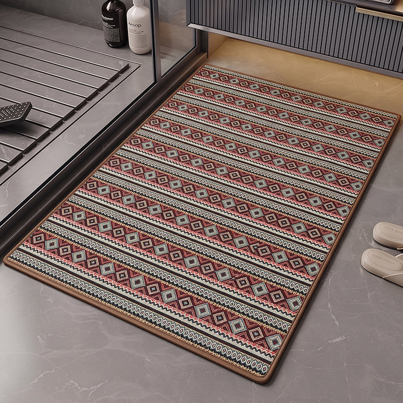 Neat Valley Woven Patterned Bath Mat additional product photo