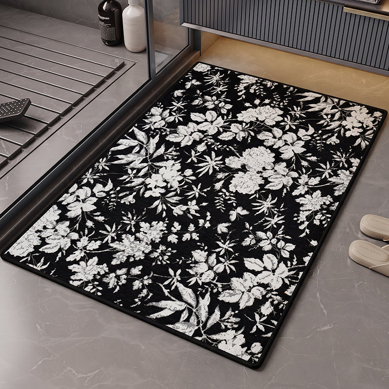 Neat Valley Woven Patterned Bath Mat studio product photo
