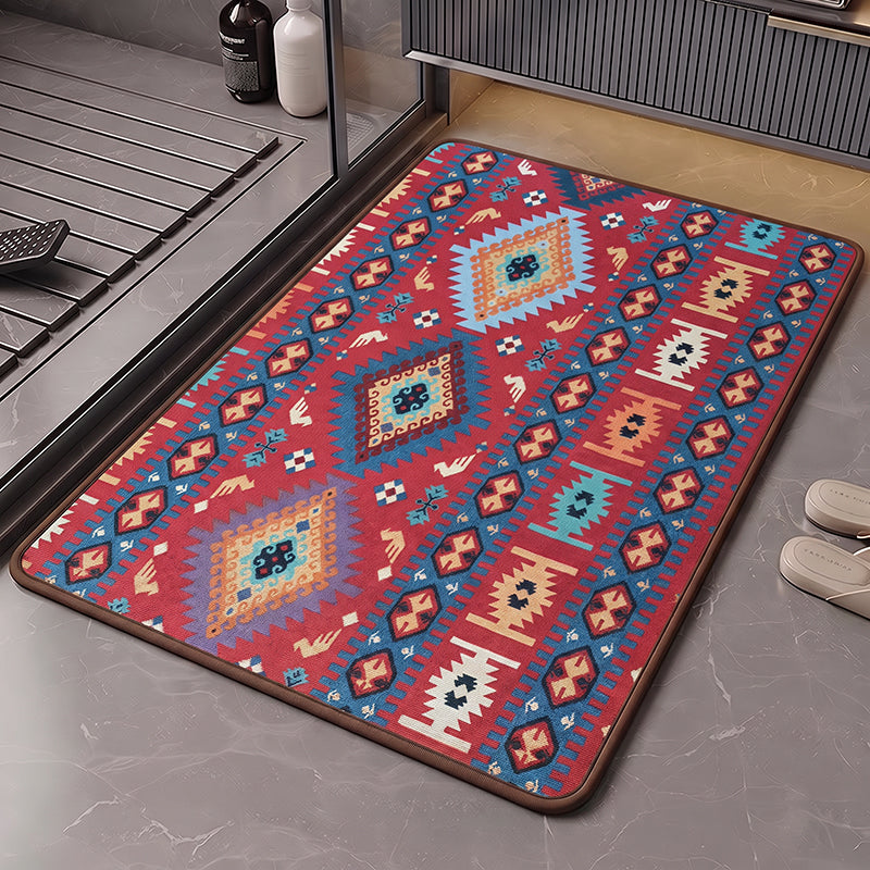 Neat Valley Woven Patterned Bath Mat additional product photo