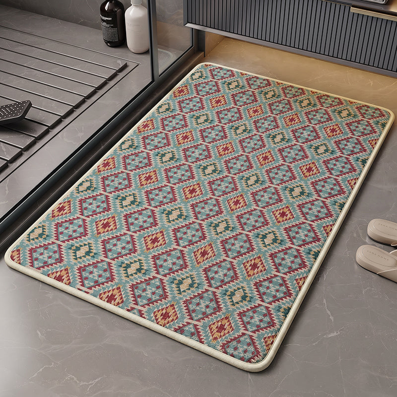 Neat Valley Woven Patterned Bath Mat additional product photo