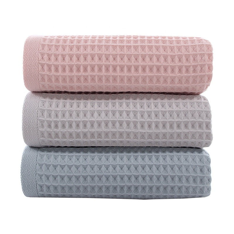 Neat Valley Waffle Cotton Bath Towel additional product photo