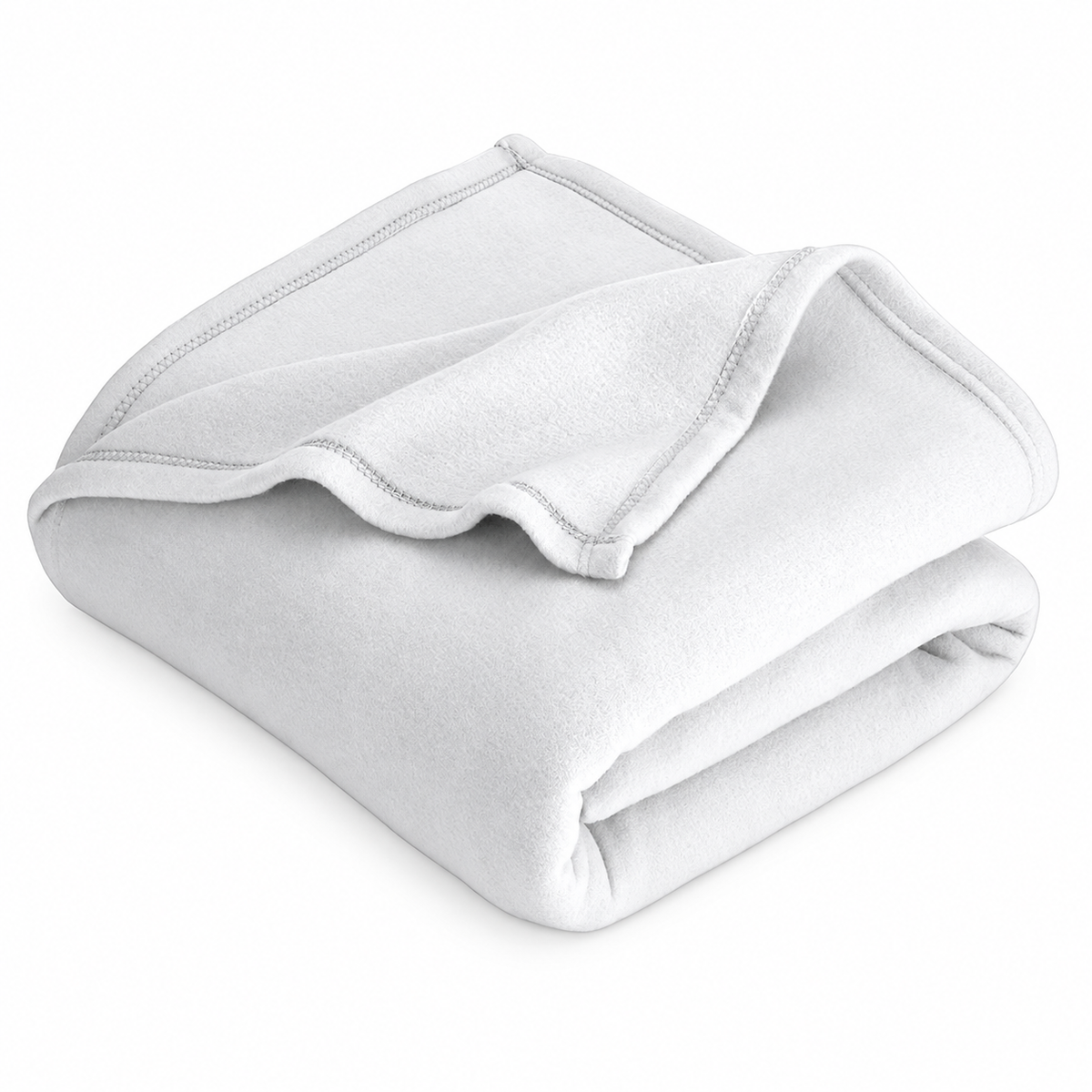 Neat Valley Fleece Polyester Blanket — white background