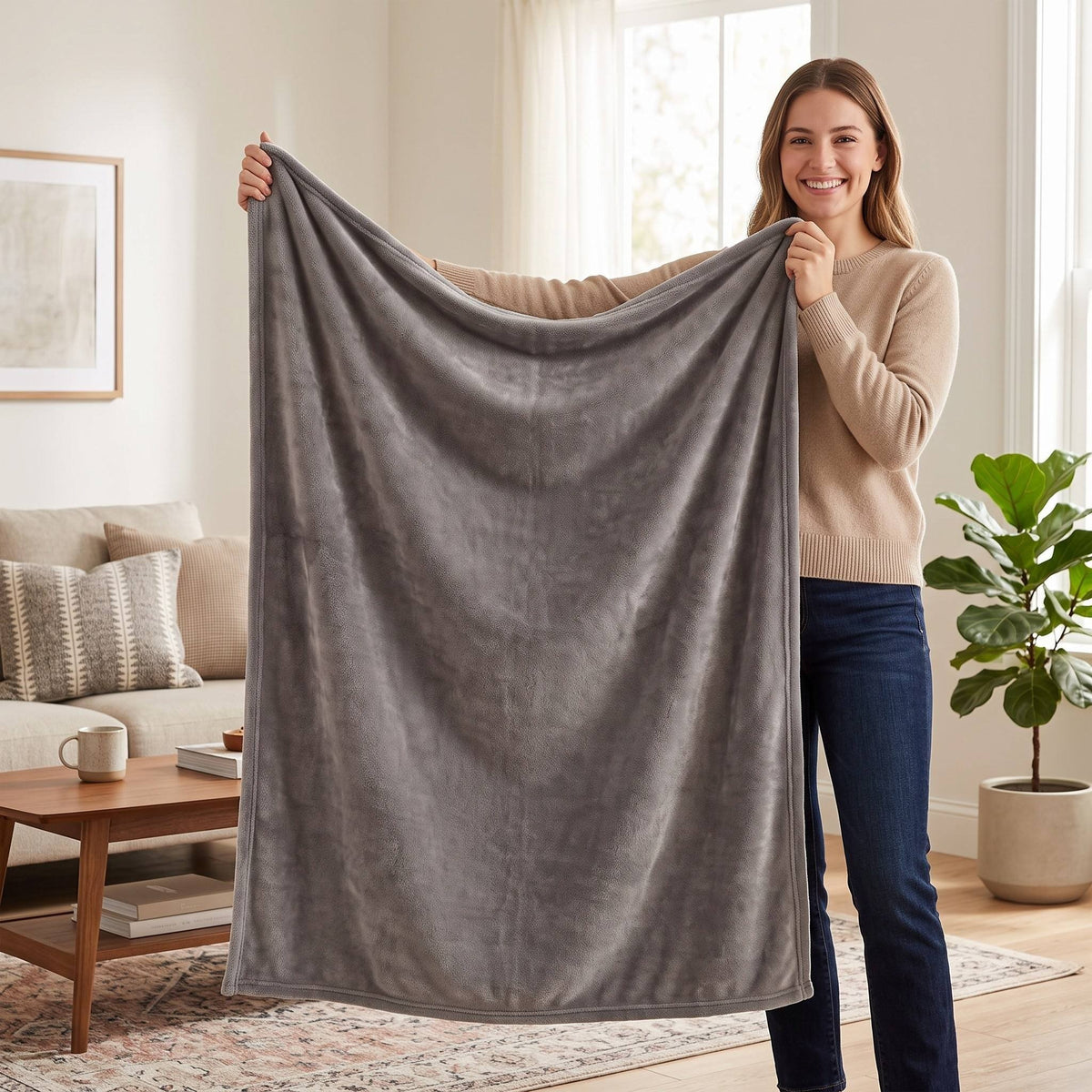 Neat Valley Coral Fleece Polyester Blanket additional product photo