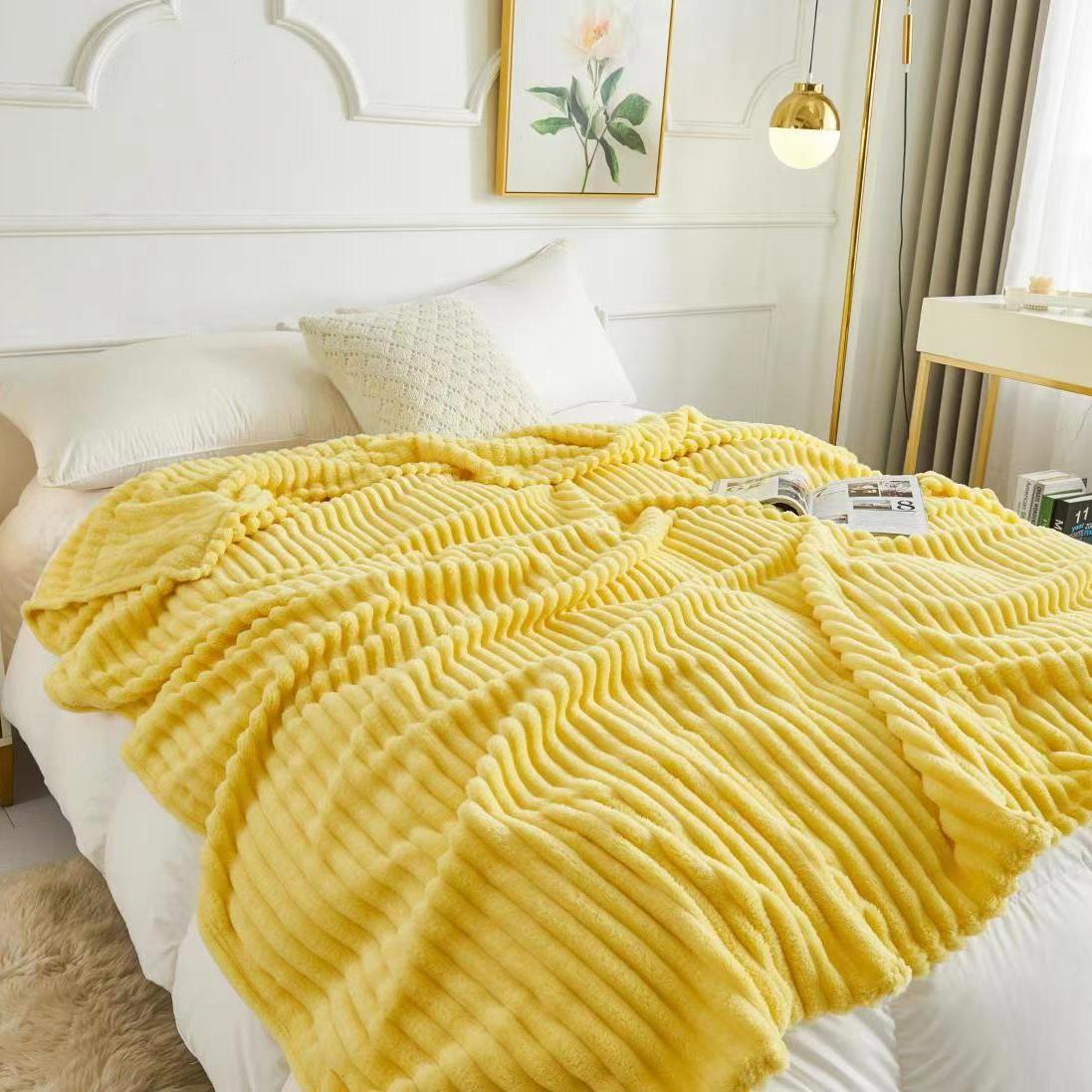 Neat Valley Ribbed Polyester Blanket additional product photo