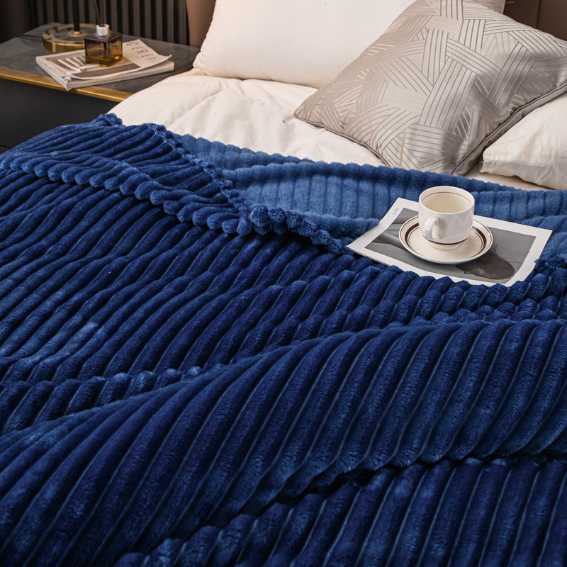 Neat Valley Ribbed Polyester Blanket additional product photo