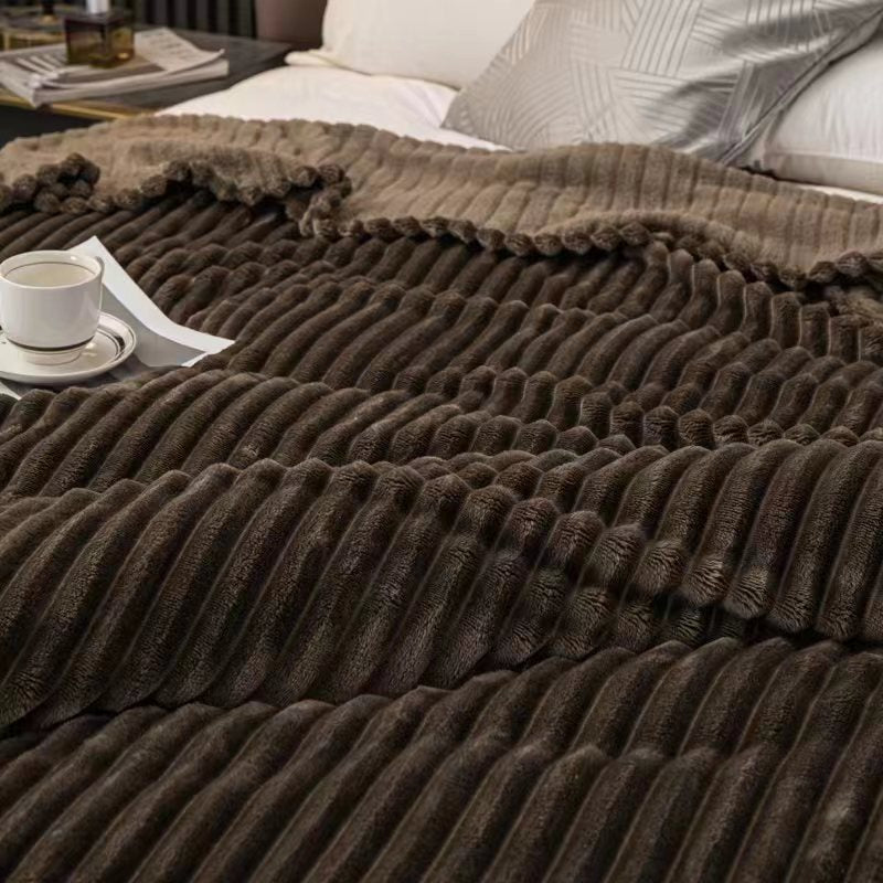 Neat Valley Ribbed Polyester Blanket additional product photo