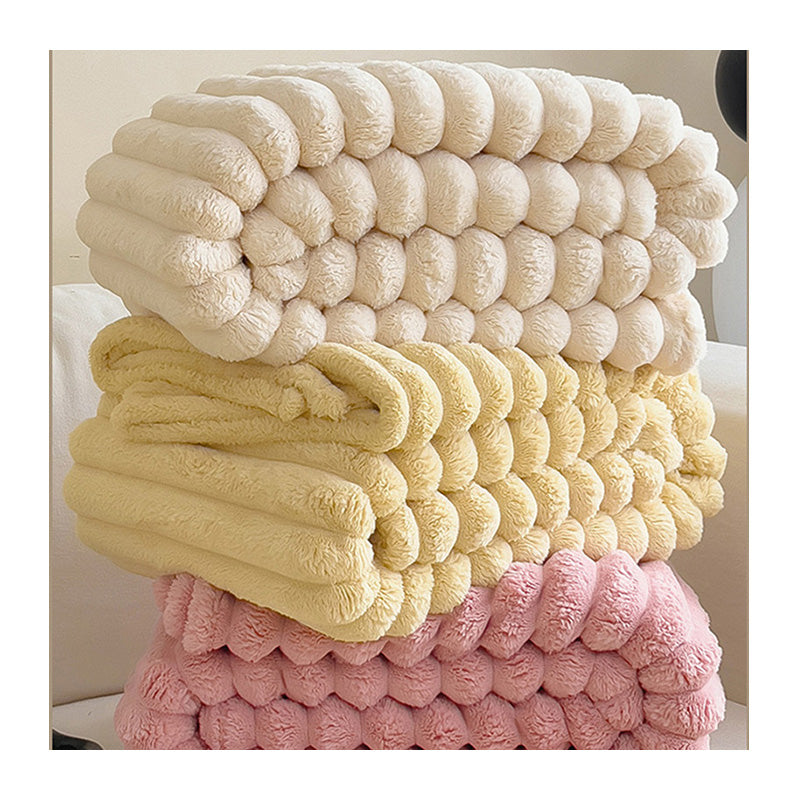 Neat Valley Ribbed Polyester Blanket additional product photo