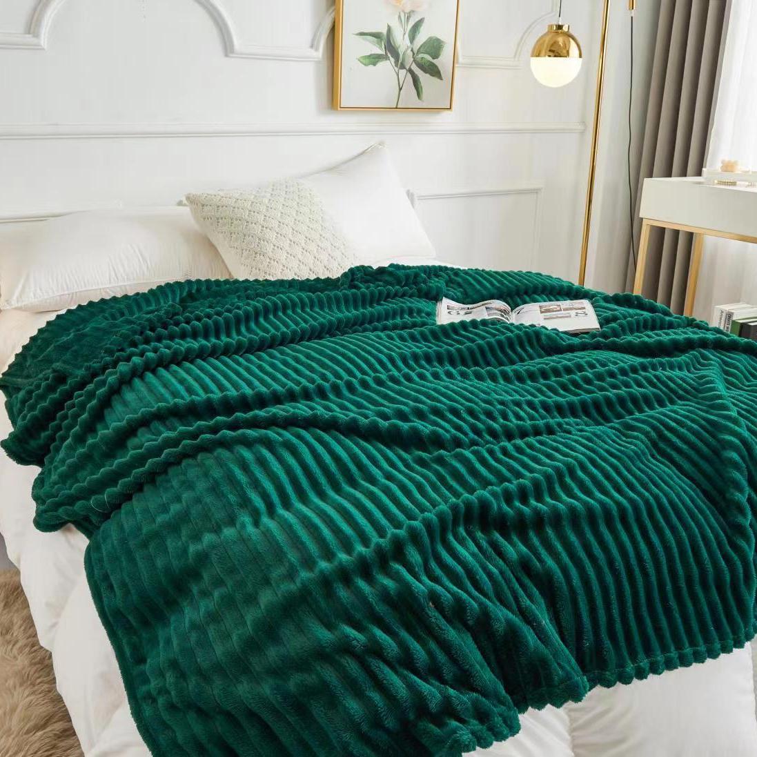Neat Valley Ribbed Polyester Blanket additional product photo