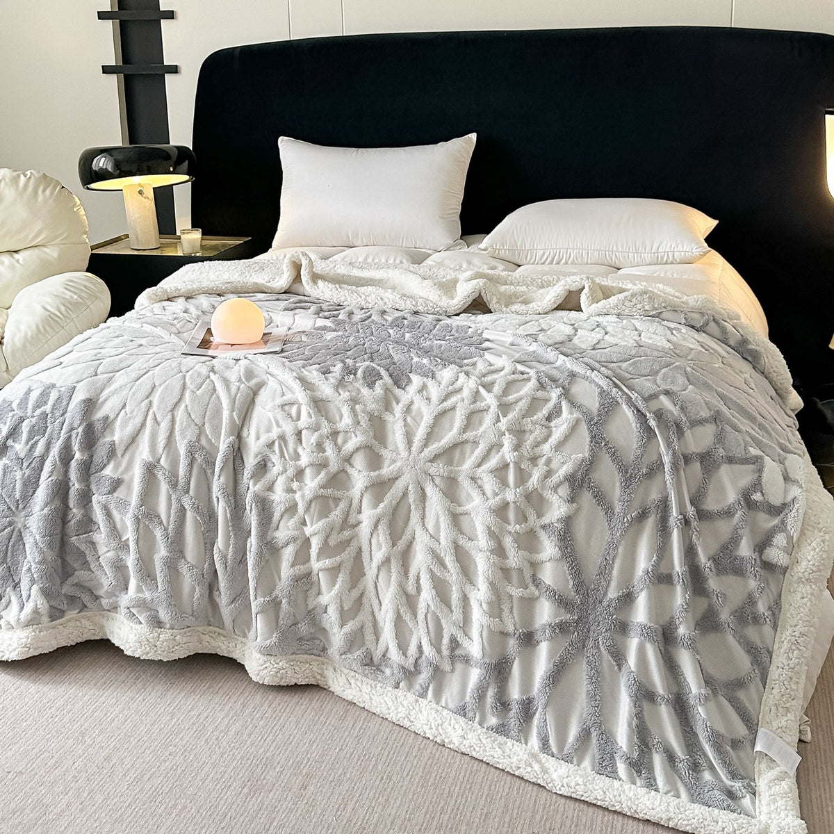 Neat Valley Tufted Polyester Blanket studio product photo