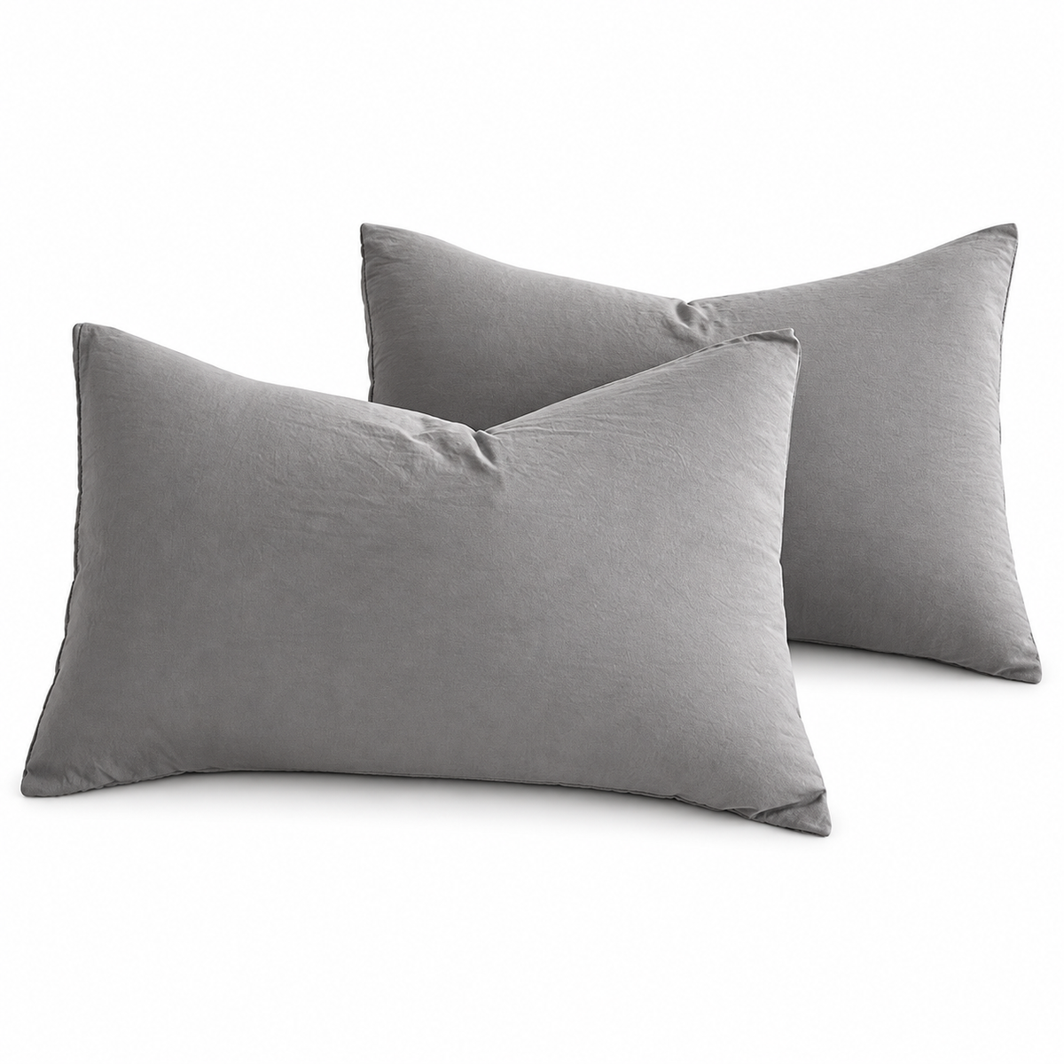 Neat Valley Zipper Pillowcase — white background
