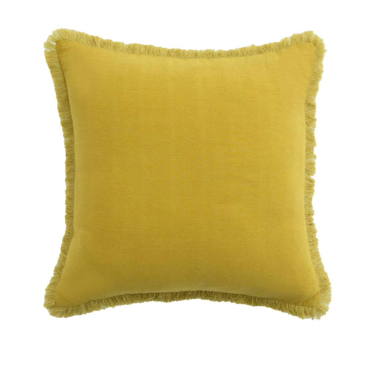 Neat Valley Fringed Cotton Pillow Cover additional product photo