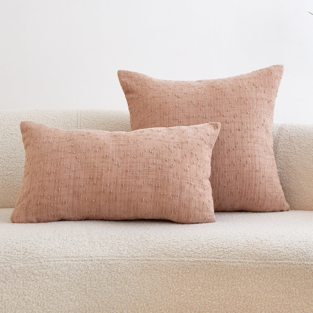 Neat Valley Textured Chenille Pillow Cover additional product photo