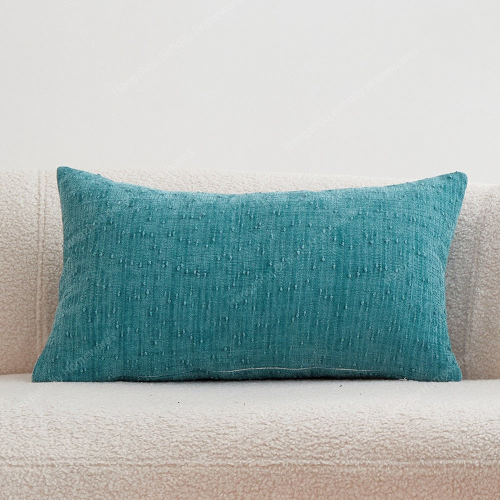 Neat Valley Textured Chenille Pillow Cover additional product photo