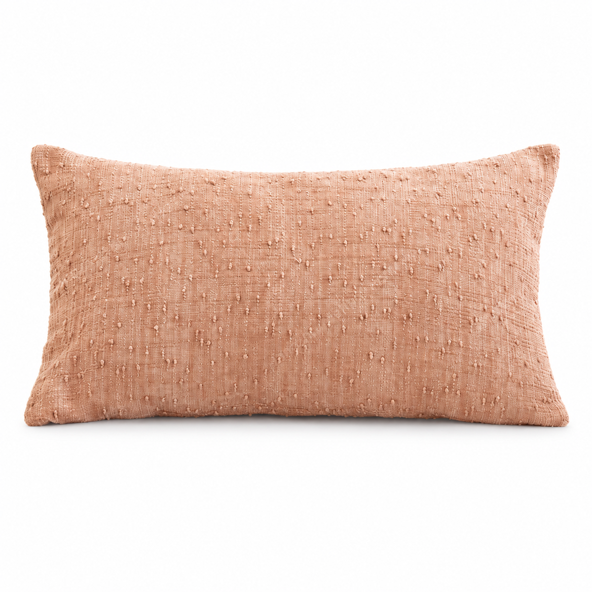 Neat Valley Textured Chenille Pillow Cover — white background
