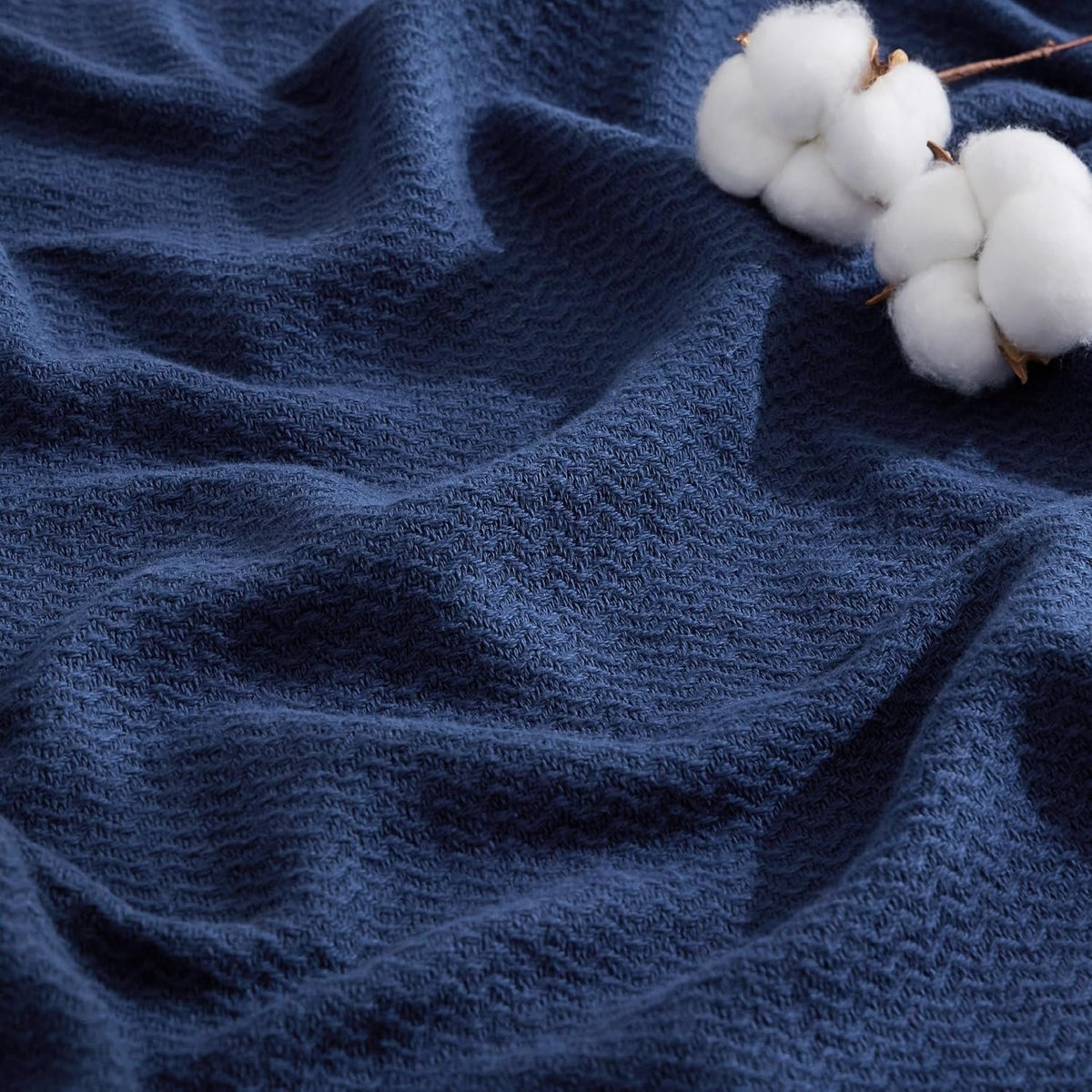 Neat Valley Cotton Herringbone Blanket additional product photo