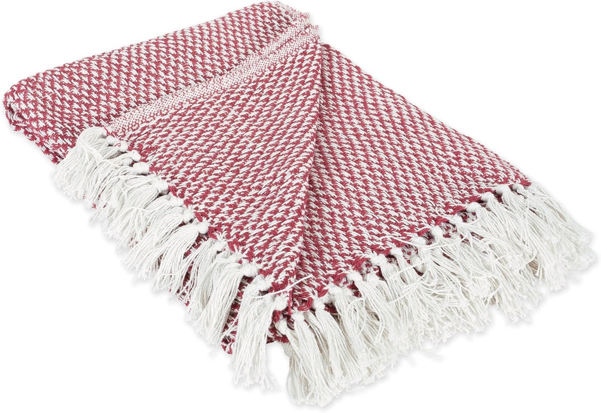 Neat Valley Cotton Basket Weave Throw additional product photo