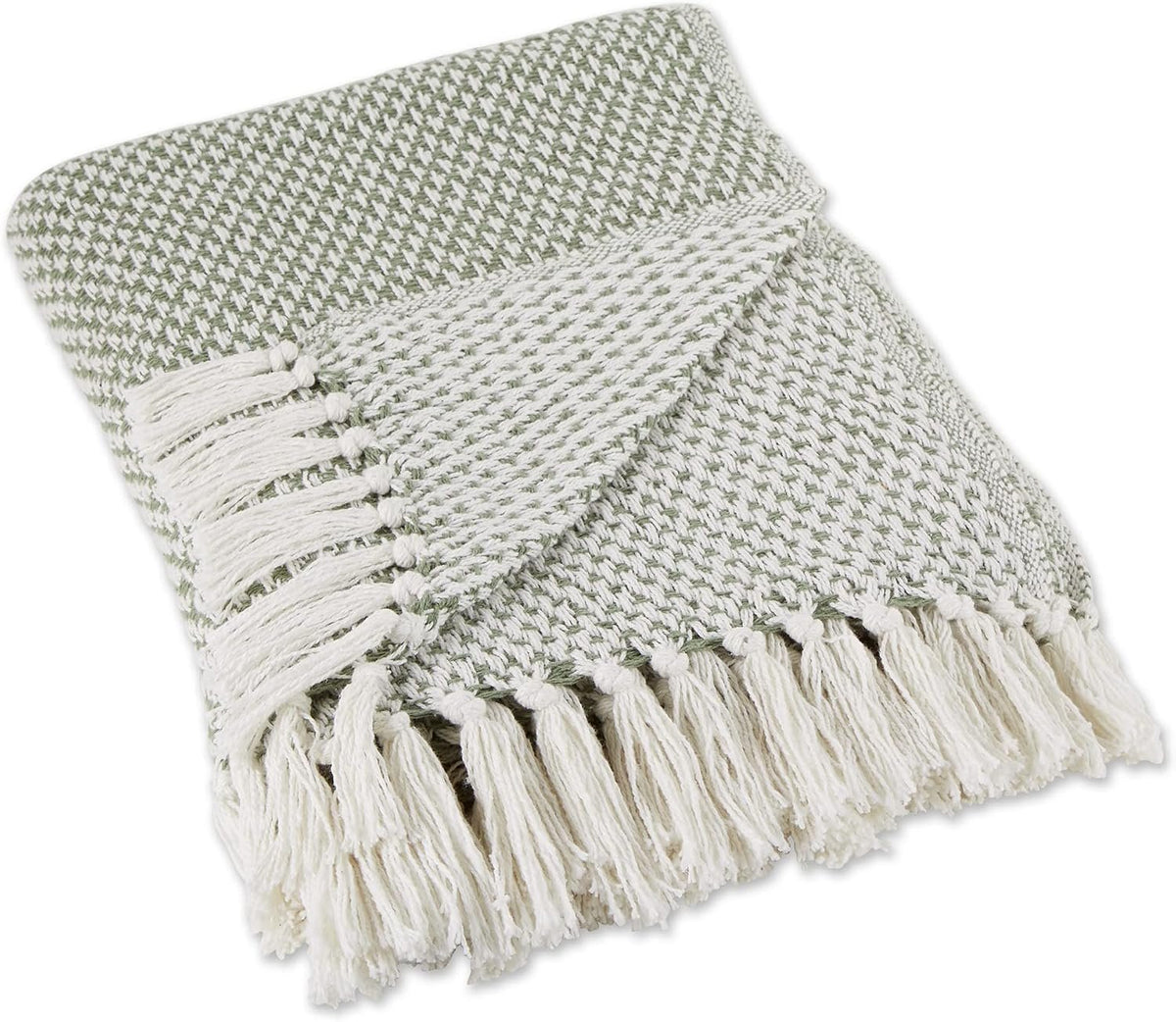 Neat Valley Cotton Basket Weave Throw additional product photo