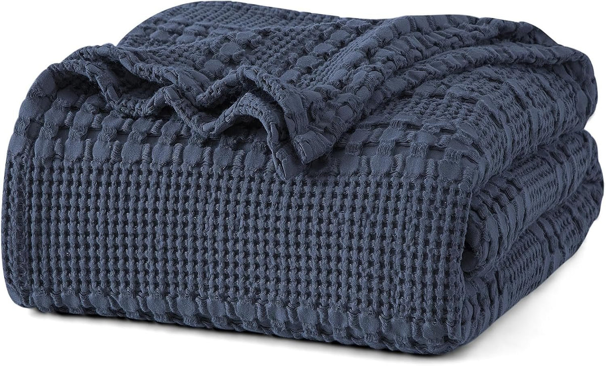 Neat Valley Cotton Waffle Blanket studio product photo