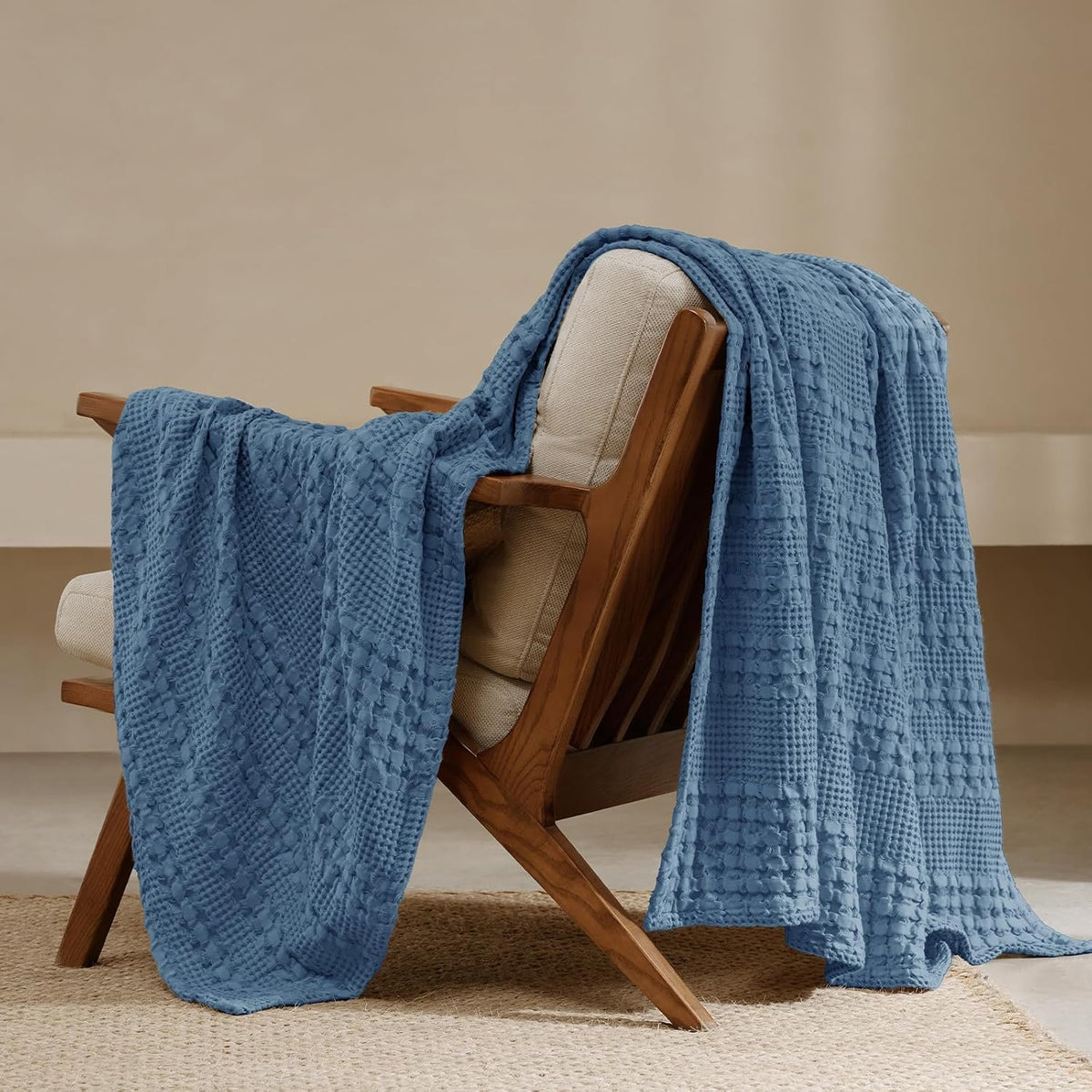 Neat Valley Cotton Waffle Blanket additional product photo