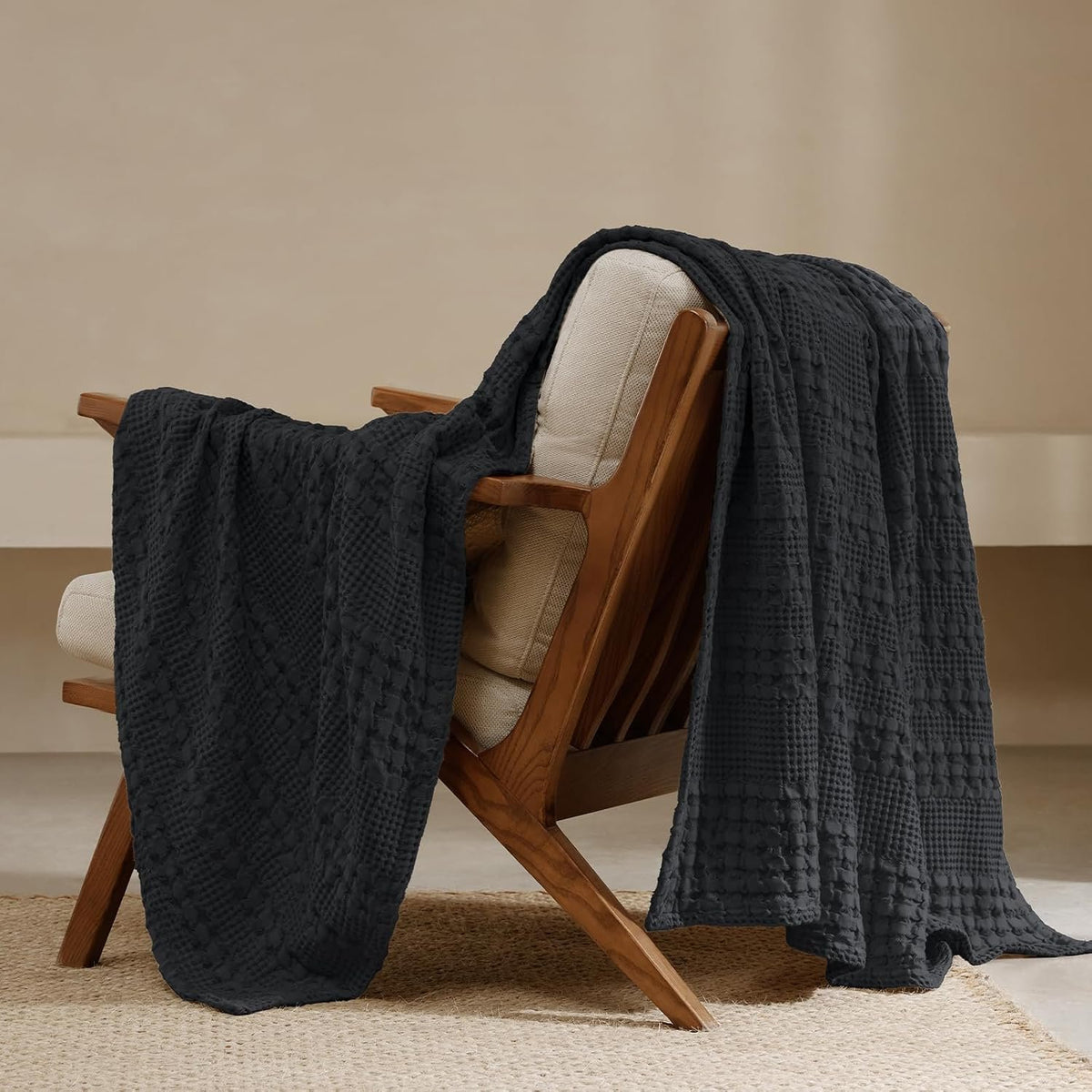 Neat Valley Cotton Waffle Blanket additional product photo