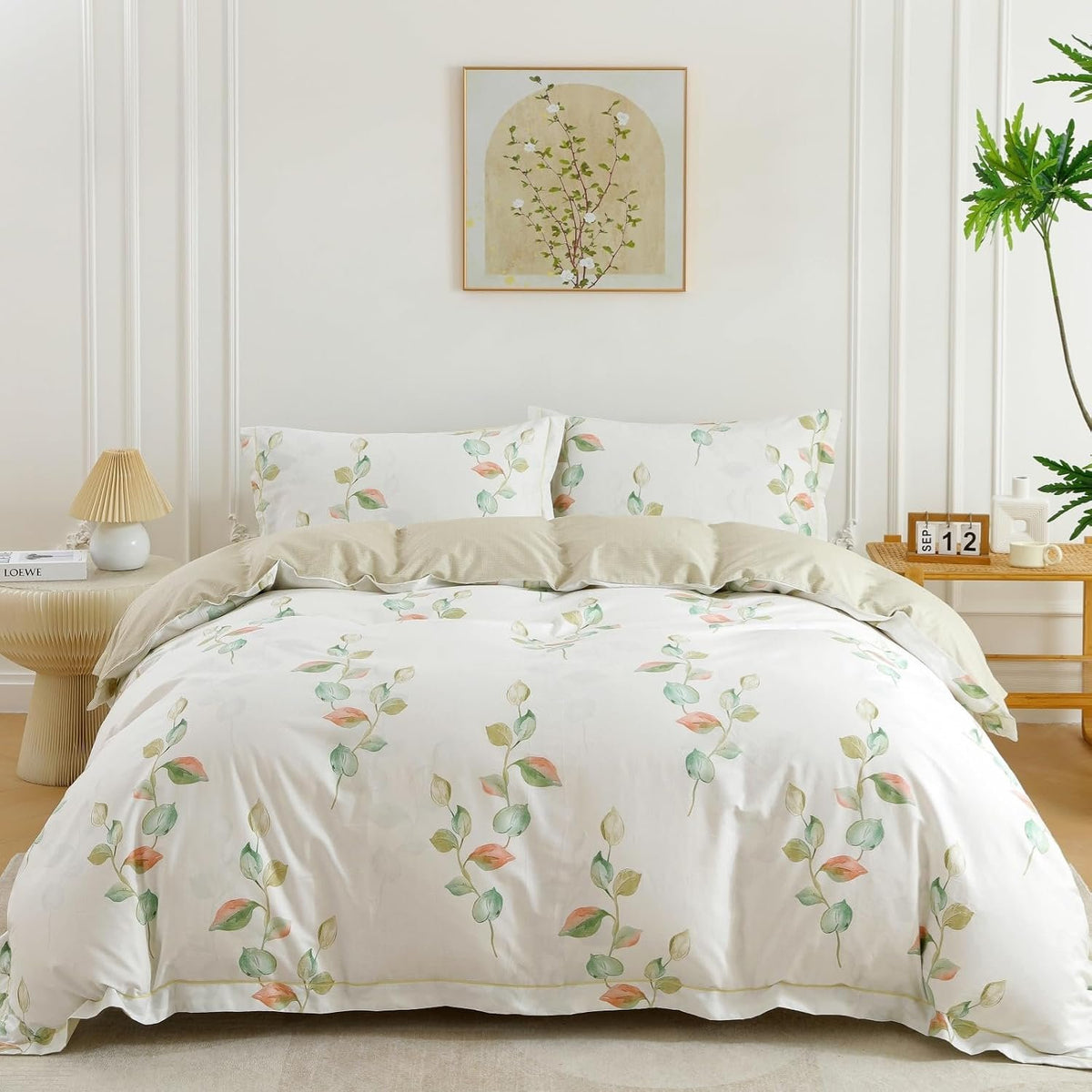 Neat Valley Cotton Botanical Duvet Cover Set additional product photo