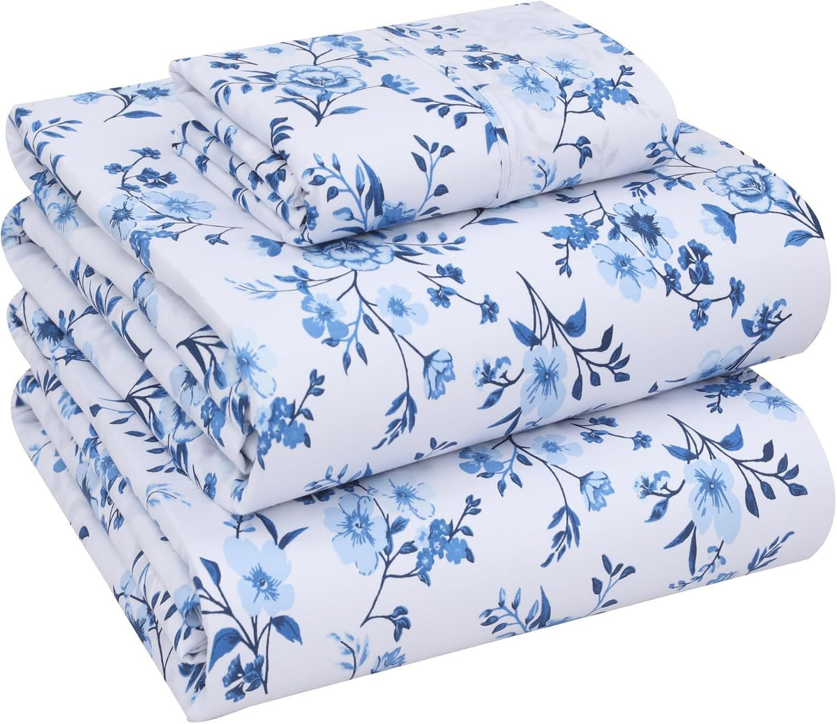 Neat Valley Cotton Percale Printed Sheet Set additional product photo