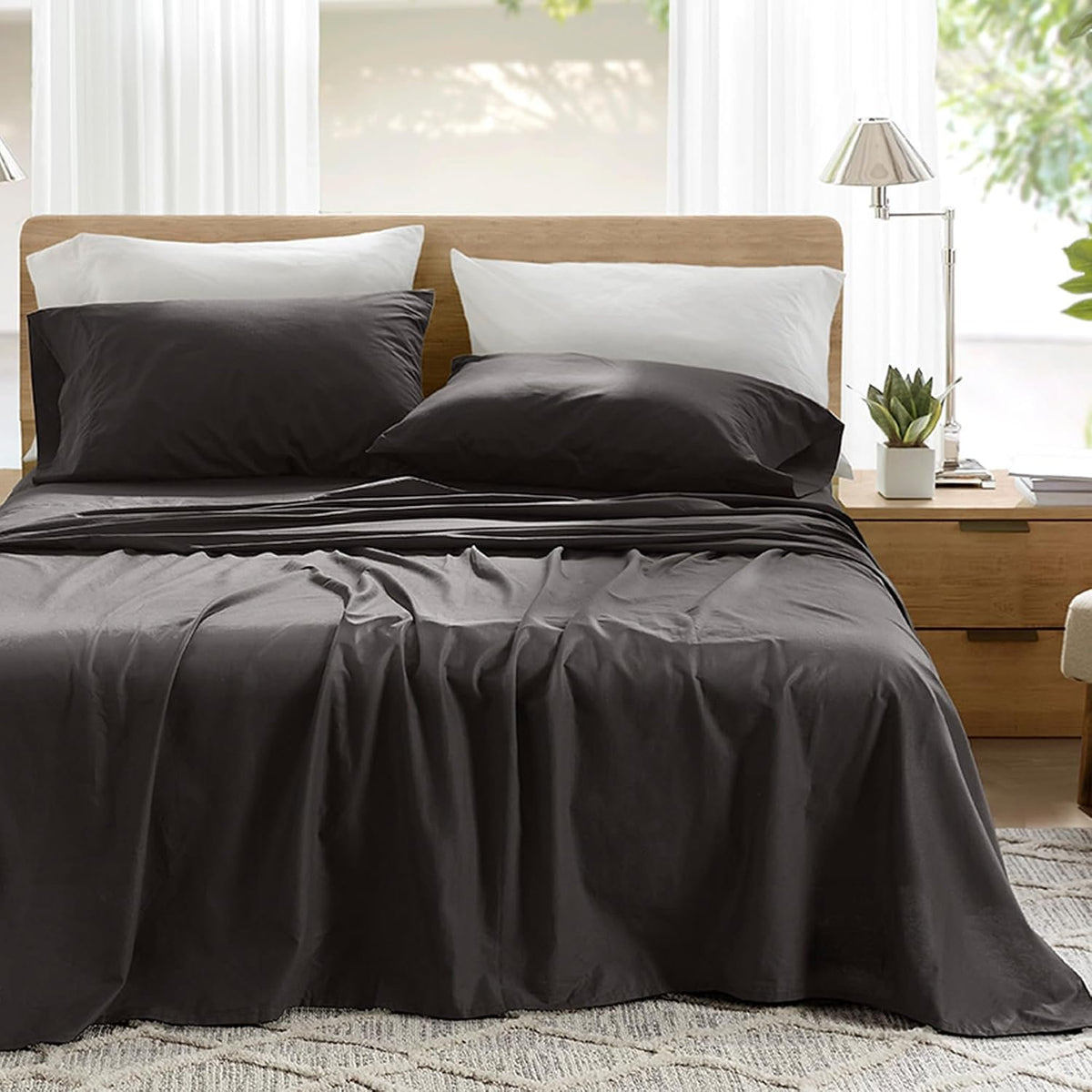 Neat Valley Cotton Percale Bedding Set additional product photo