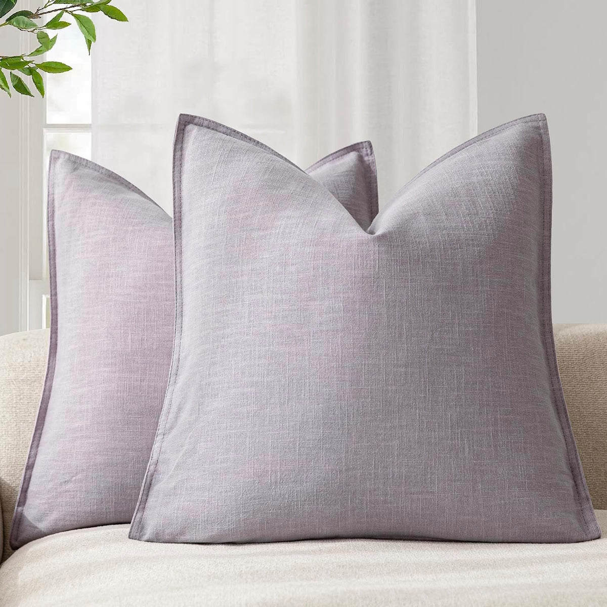 Neat Valley Ramie Cotton Flange Cushion Covers additional product photo