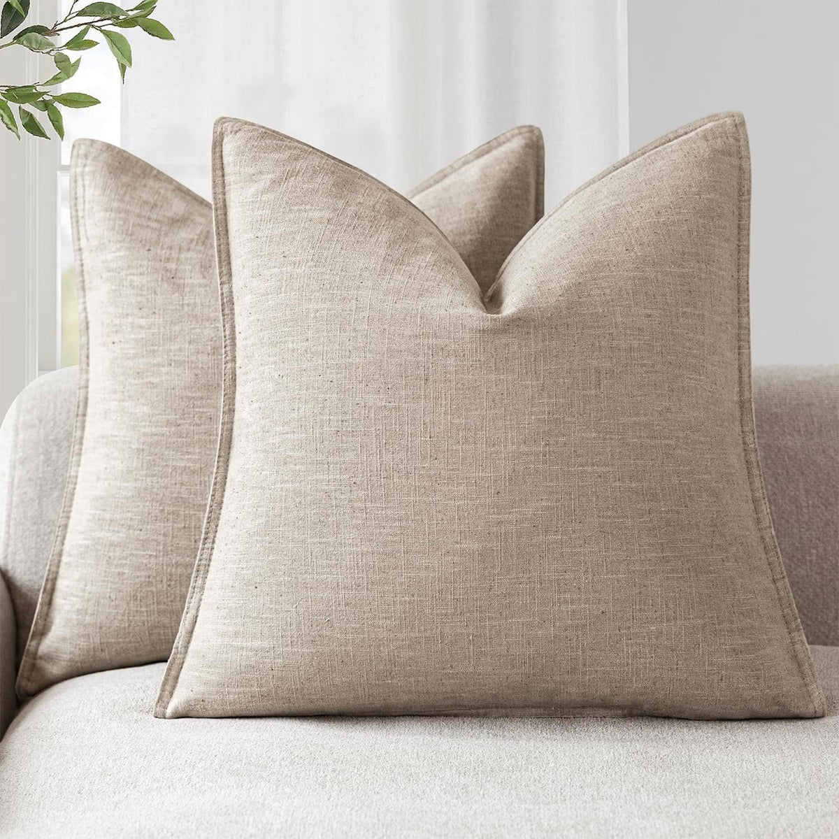 Neat Valley Ramie Cotton Flange Cushion Covers additional product photo