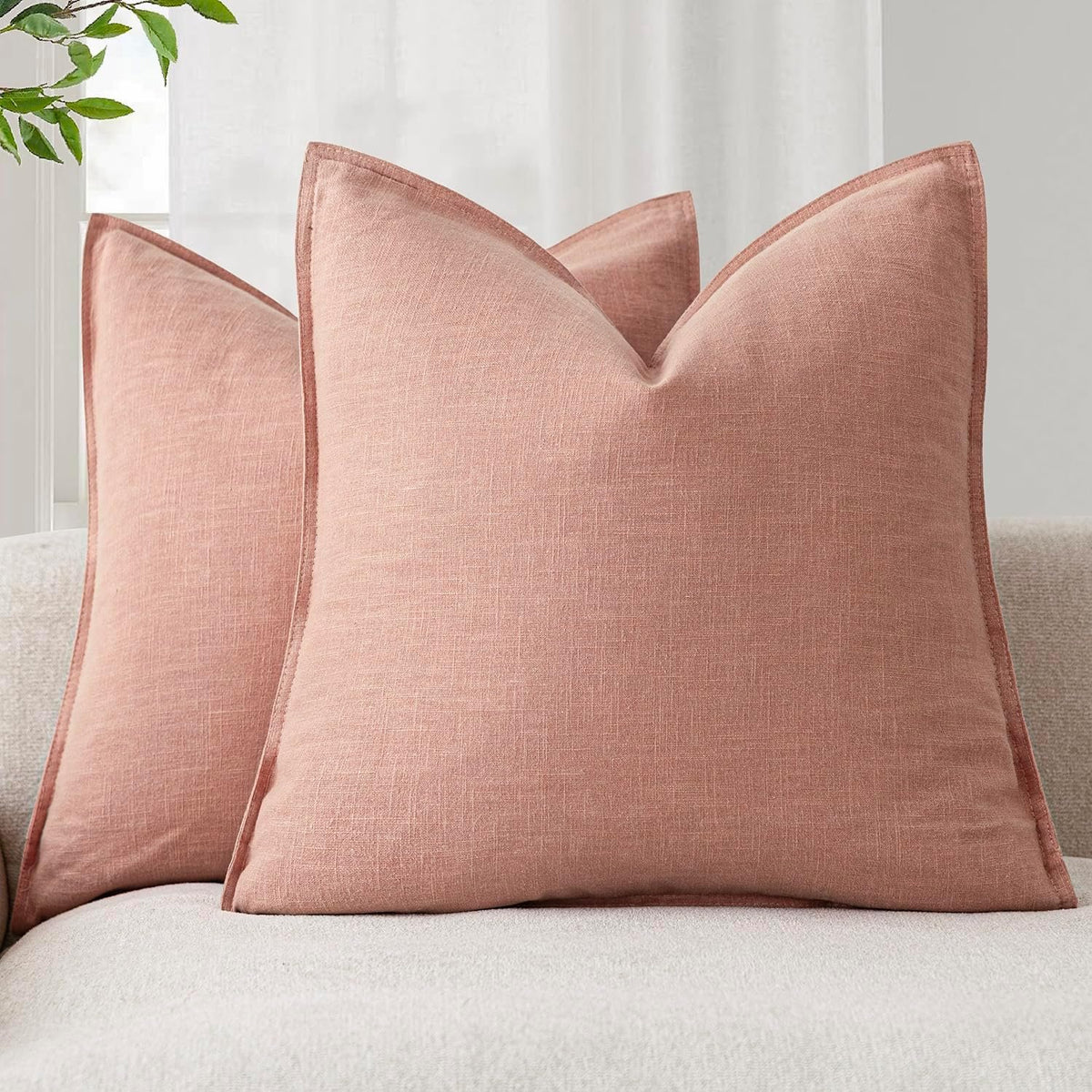 Neat Valley Ramie Cotton Flange Cushion Covers additional product photo