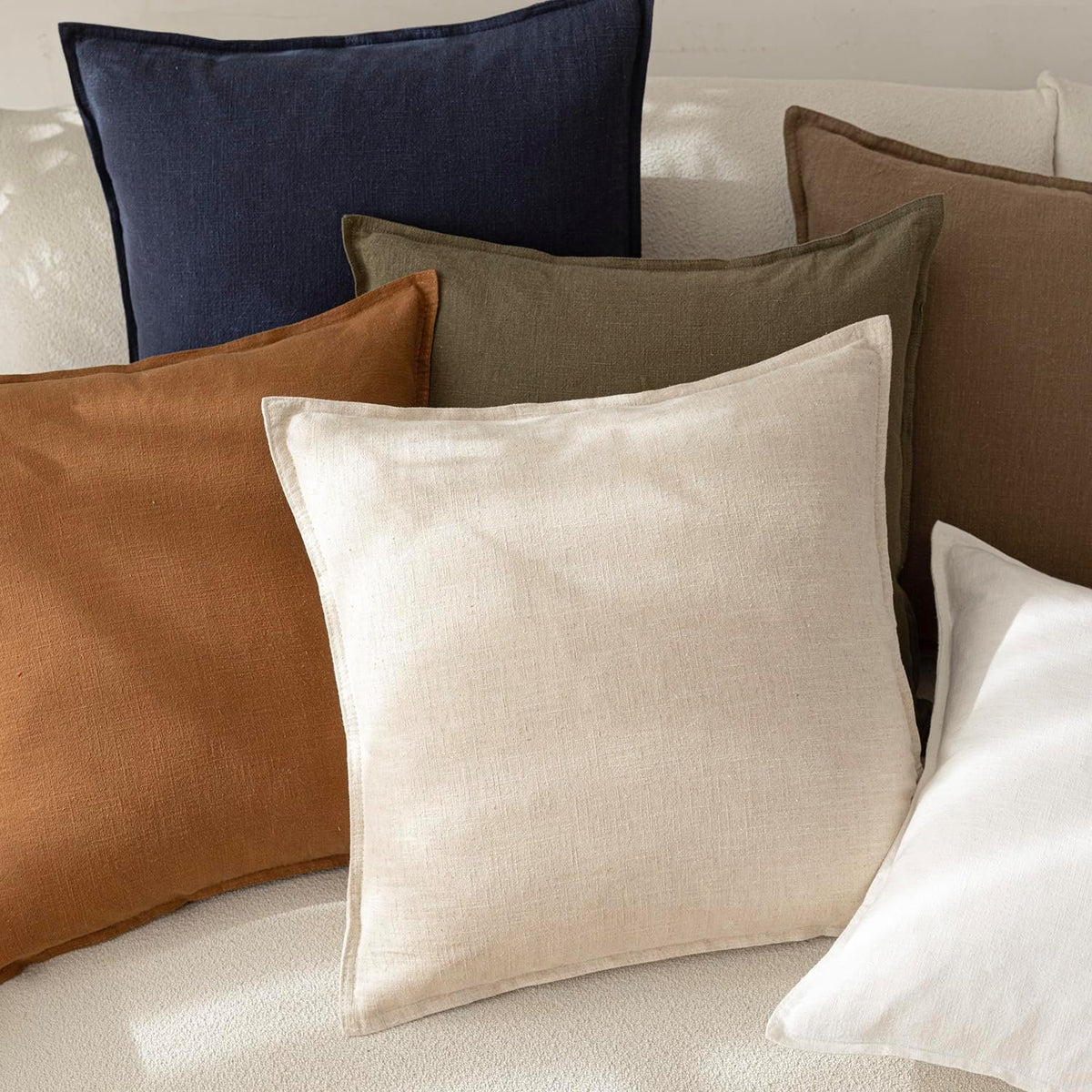 Neat Valley Ramie Cotton Flange Cushion Covers additional product photo