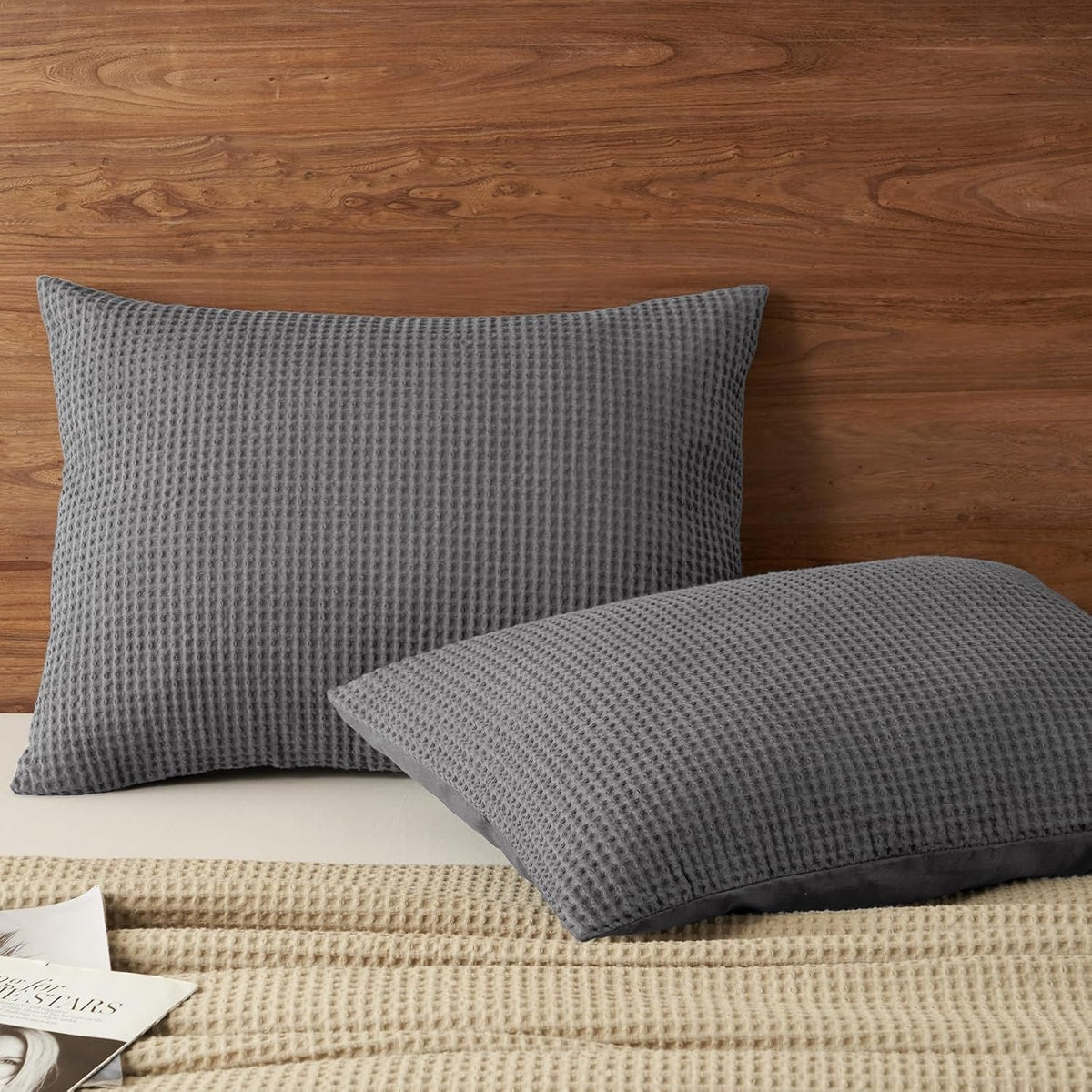 Neat Valley Cotton Waffle Cushion Covers studio product photo